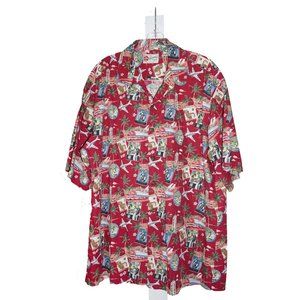 Hilo Hattie Hawaiian Shirt Made in Hawaii